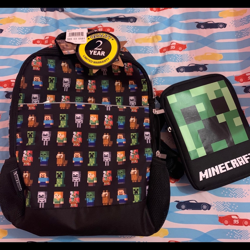 NWT Minecraft backpack